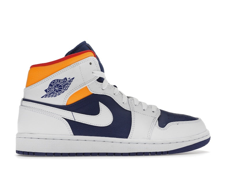 Jordan 1 Mid Royal Blue Laser Orange
