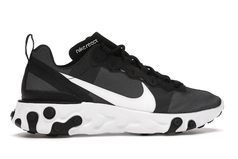 Nike React Element 55 Black White (Women's)