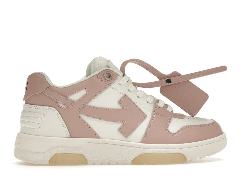 OFF-WHITE Out Of Office "OOO" Low Tops White Pink (Women's)