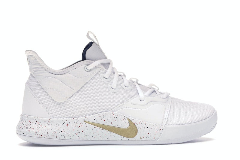 Nike PG 3 White Gold Navy
