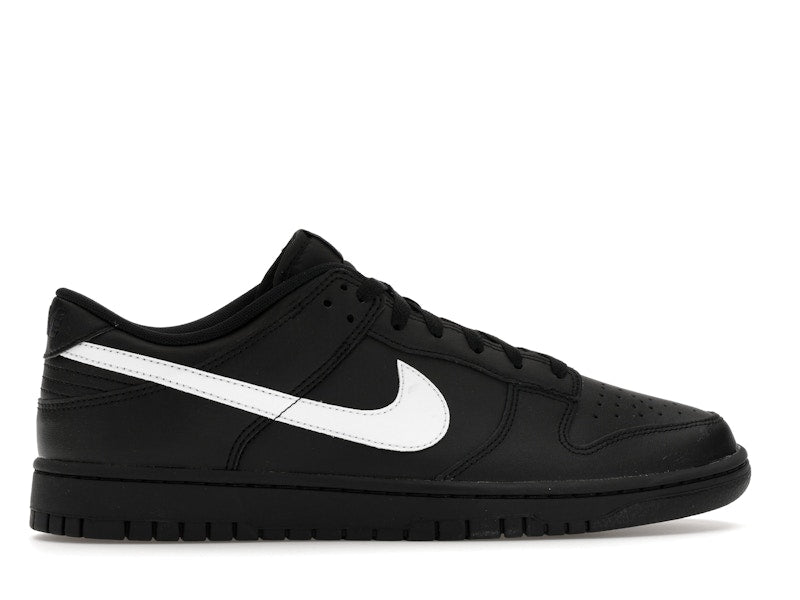 Nike Dunk Low Black White Swoosh