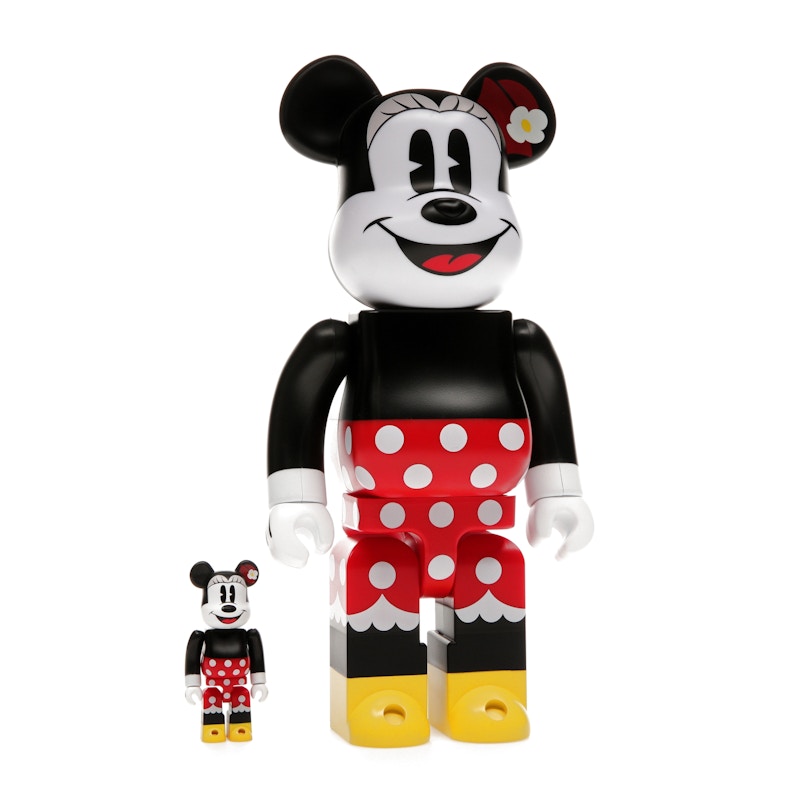 Bearbrick x Disney Minnie Mouse 100% & 400% Set