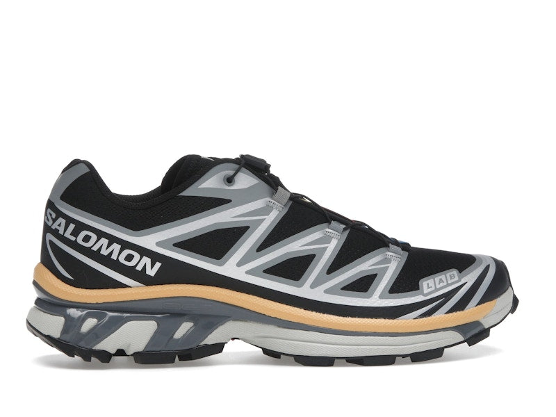 Salomon XT-6 Black Footwear Silver Warm Apricot