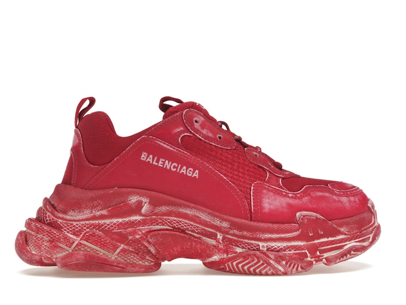 Balenciaga Triple S Faded Red