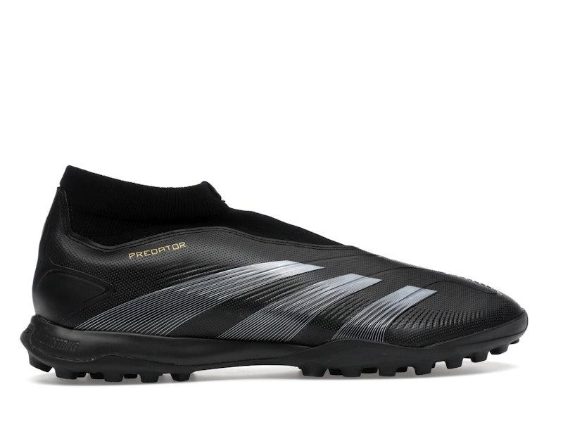 adidas Predator League Laceless Turf Core Black Carbon Gold Metallic