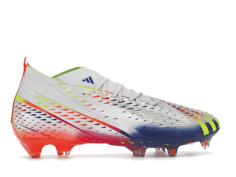 adidas Predator Edge.1 FG White Solar Yellow Power Blue