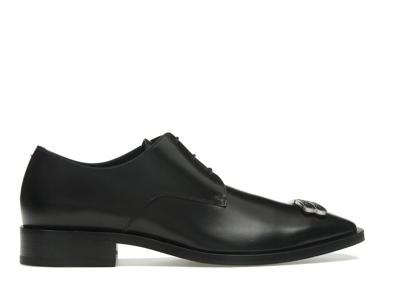 Balenciaga Rim Derby Shoes Black Leather