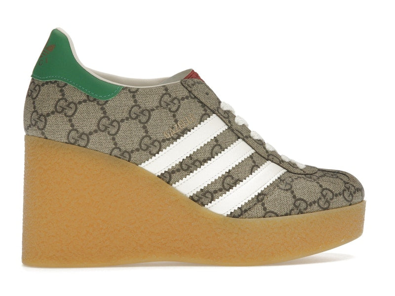 adidas x Gucci Gazelle Wedge Beige GG Monogram (Women's)