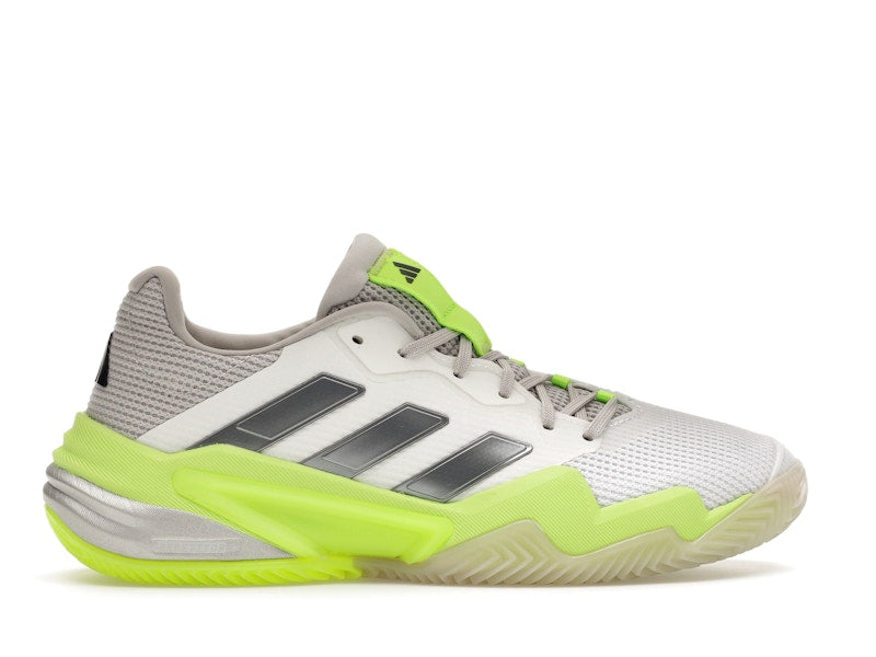 adidas Barricade 13 Clay Cloud White Iron Metallic Lucid Lemon (Women's)