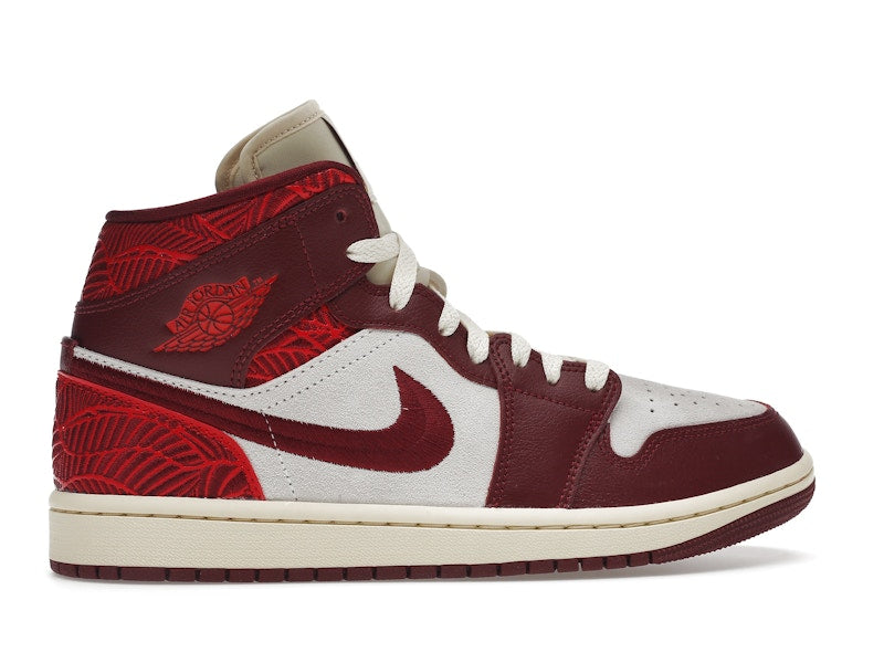 Jordan 1 Mid SE Tiki Leaf Team Red (Women's)