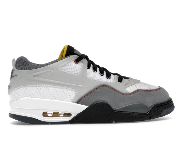 Jordan 4 RM Premium White Black Smoke Grey Fire Red