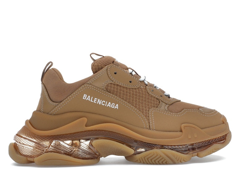Balenciaga Triple S Clear Sole Light Camel (Women's)