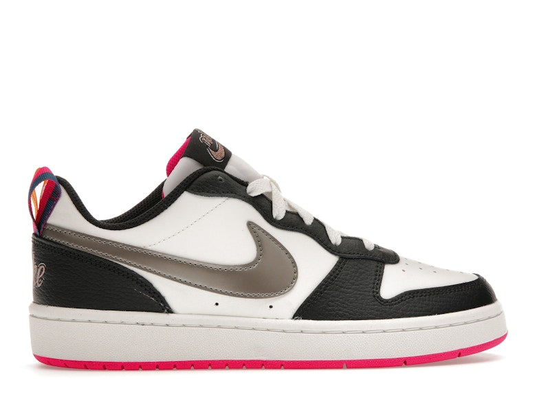 Nike Court Borough Low 2 Off Noir Pink Prime (GS)