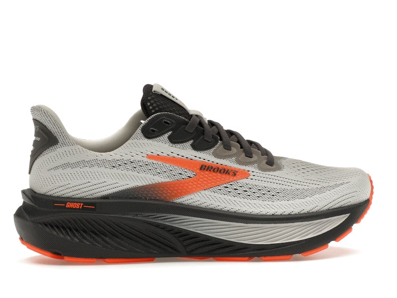 Brooks Ghost 17 Oyster Mushroom Orange Ebony