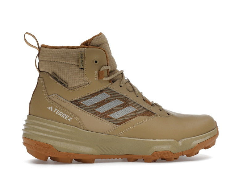 adidas Terrex Unity Leather Mid Rain.RDY Beige Tone Ecru Tint Mesa