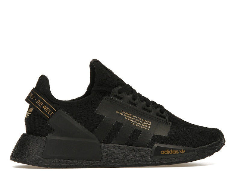 adidas NMD R1 V2 Black Gold Metallic