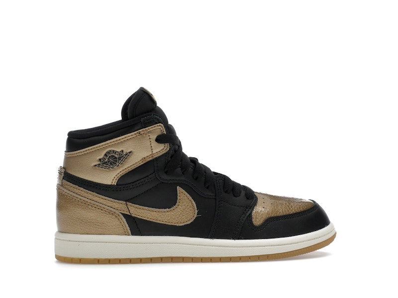 Jordan 1 Retro High OG Black Metallic Gold (PS)