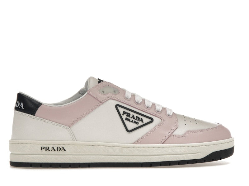 Prada District Sneaker White Pink Perforated Leather (Women's)