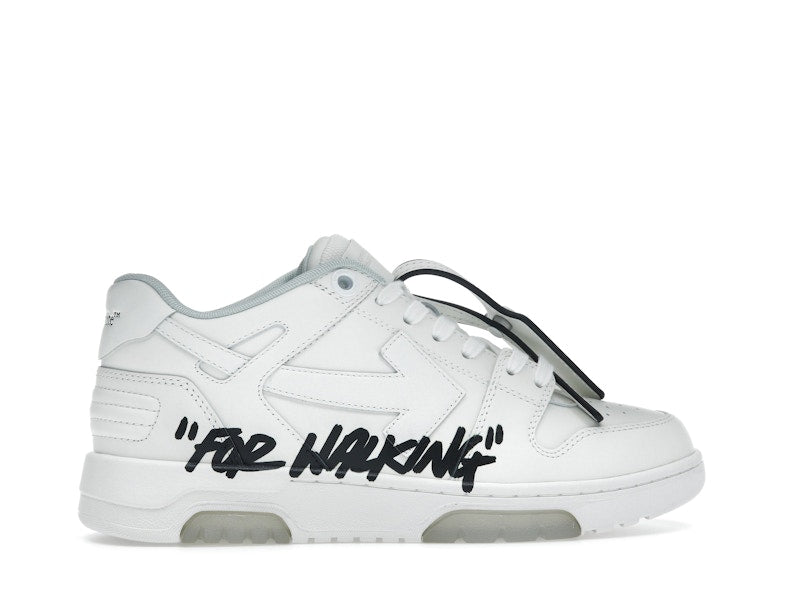 OFF-WHITE Out Of Office OOO Low Tops For Walking White Black (Women's)
