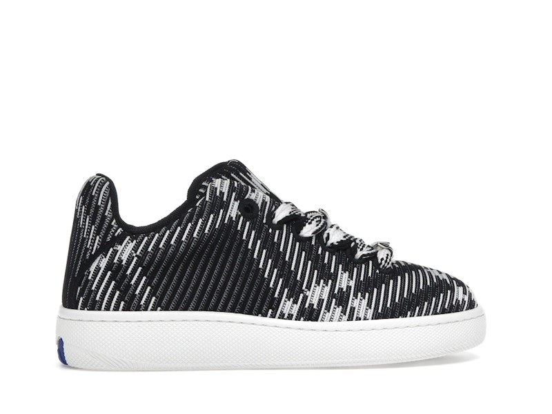Burberry Check Knit Box Sneaker Black White (Women's)