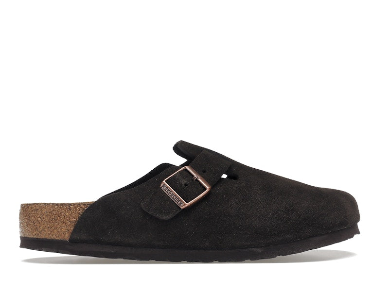 Birkenstock Boston Soft Footbed Suede Mocha