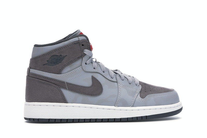 Jordan 1 Retro High Camo 3M Wolf Grey (GS)