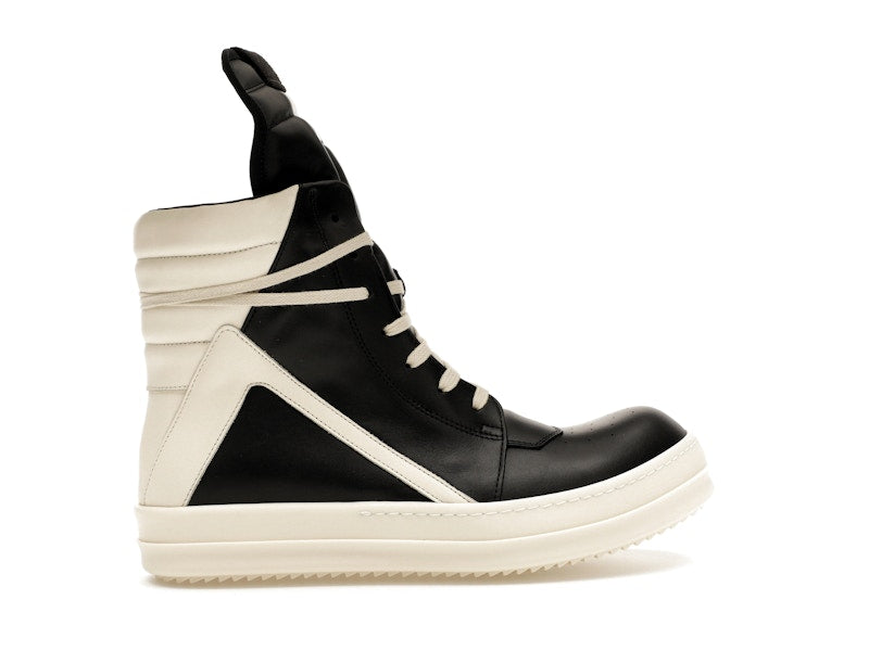 Rick Owens Luxor Geobasket Black Milk