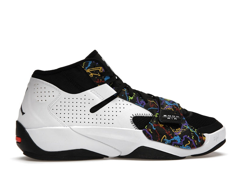 Jordan Zion 2 Noah White Black Multi-Color