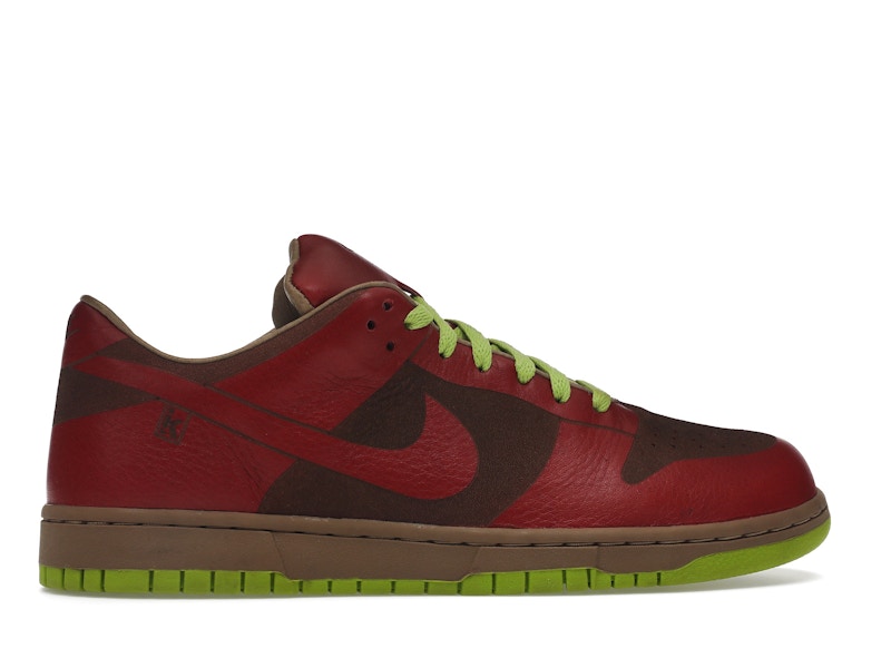 Nike Dunk Low 1-Piece Laser Varsity Red Chartreuse
