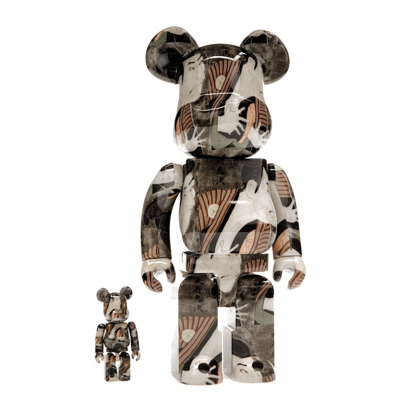 Bearbrick Sharaku Toshusai (Otani Oniji III as Yakko Edobei) 100% & 400% Set