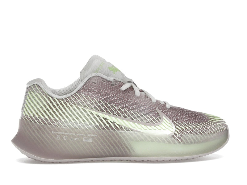 Nike Court Air Zoom Vapor 11 Premium HC Phantom Platinum Violet Barely Volt (Women's)