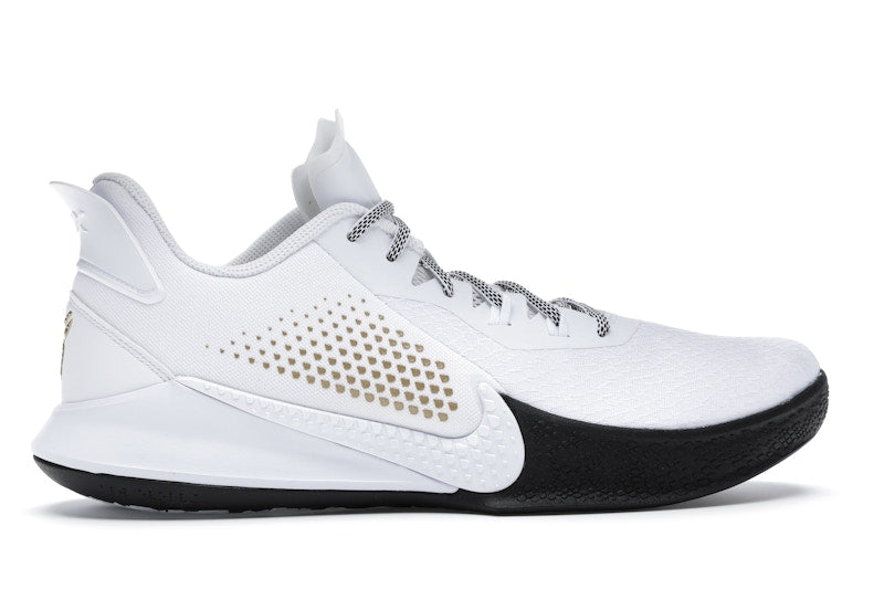Nike Mamba Fury White Metallic Gold