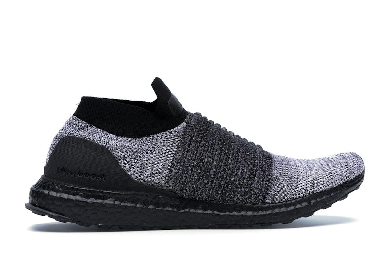 adidas Ultra Boost Laceless Mid Black Oreo