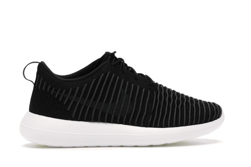 Nike Roshe Two Flyknit Black/Dark Grey-White-Volt