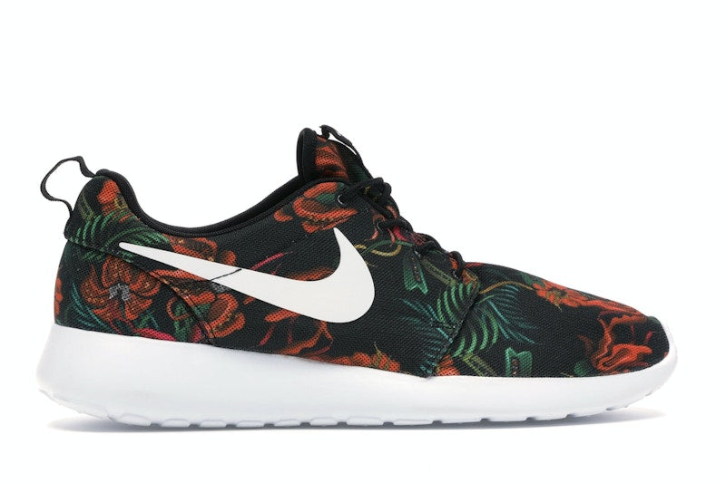 Nike Roshe Run Floral Print Total Orange