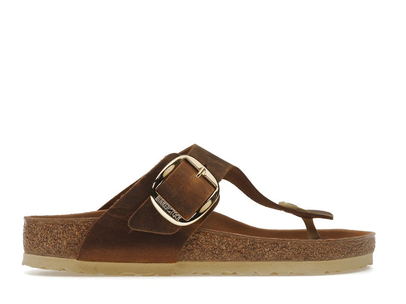 Birkenstock Gizeh Big Buckle Oiled Nubuck Cognac (Women's)