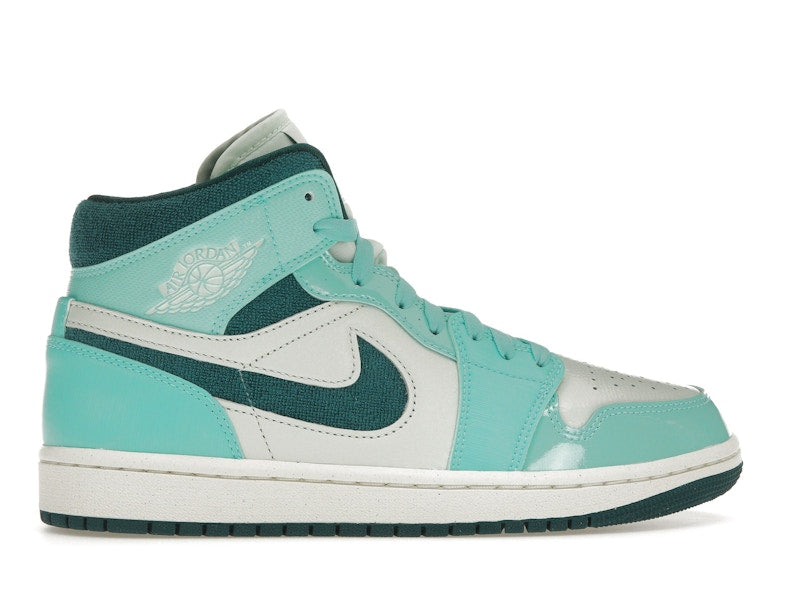 Jordan 1 Mid Chenille Bleached Turquoise (Women's)