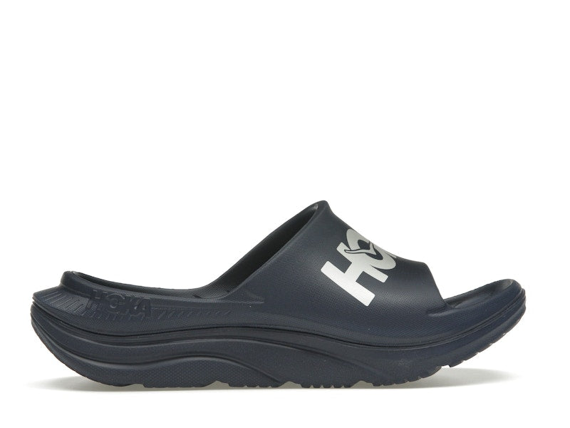 Hoka One One Ora Athletic Slide Varsity Navy White