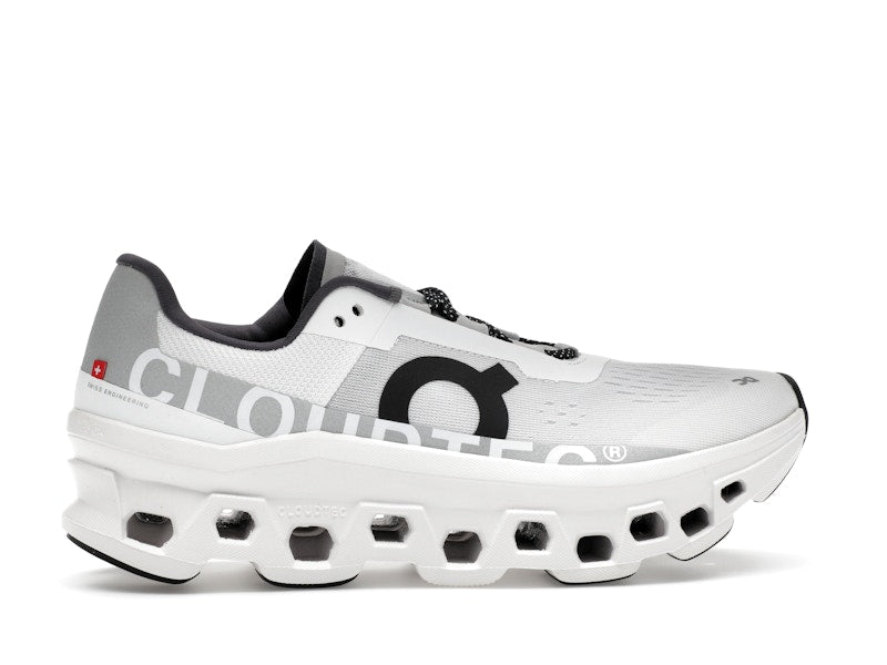 On Running Cloudmonster White Black (Women's)