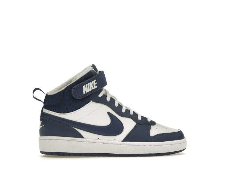 Nike Court Borough Mid 2 White Blue Void (GS)