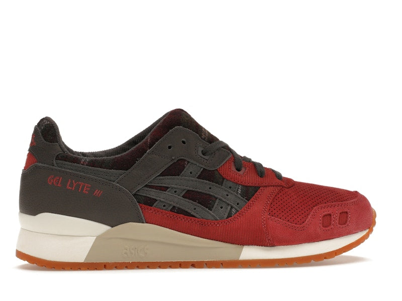ASICS Gel-Lyte III OG Brisket Red Obsidian Grey