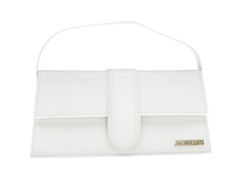Jacquemus Le Bambino Long Shoulder Bag White