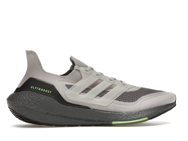 adidas Ultra Boost 21 Metal Grey Signal Green