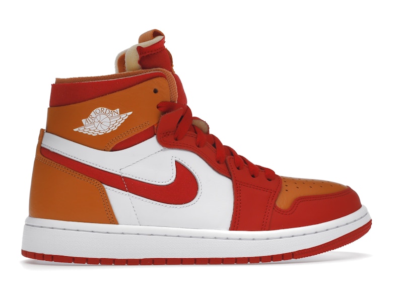Jordan 1 High Zoom Air CMFT Fire Red Hot Curry (Women's)
