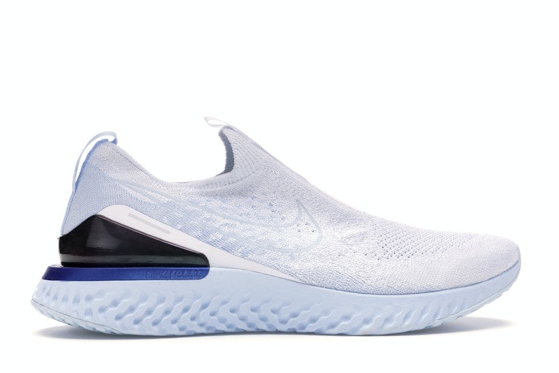 Nike Epic React Moc Flyknit White Hydrogen Blue
