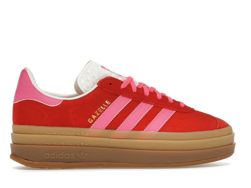 adidas Gazelle Bold Collegiate Red Lucid Pink (Women's)