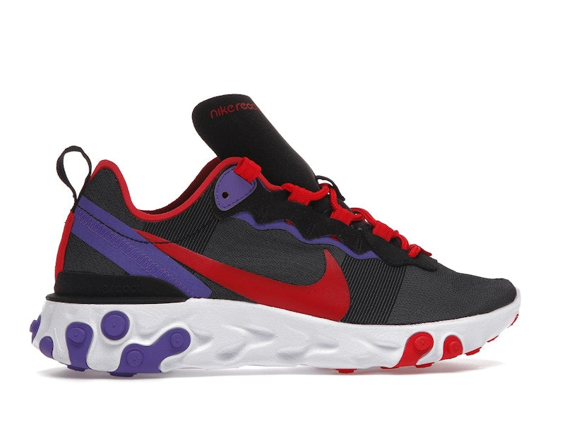 Nike React Element 55 Black University Red (Women's)