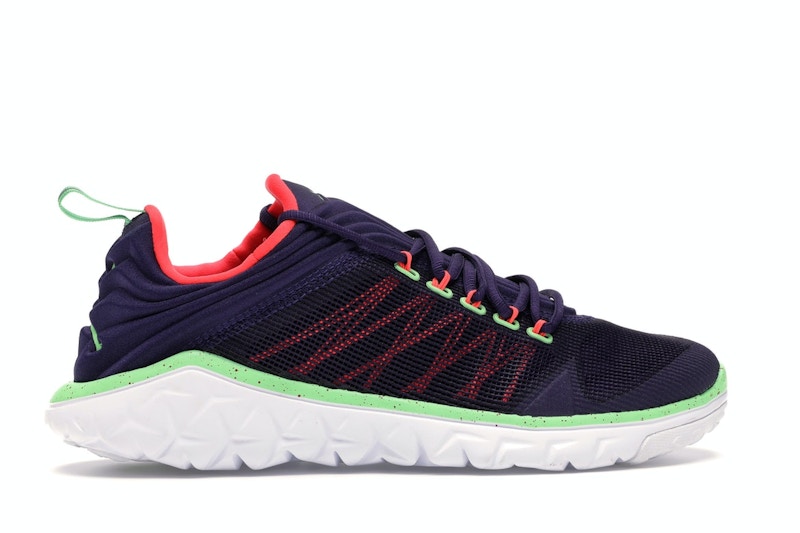 Jordan Flight Flex Trainer Ink/Lt Psn Green-Infrrd 23-White