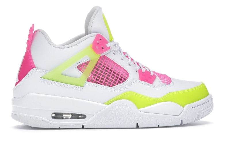 Jordan 4 Retro White Lemon Pink (GS)