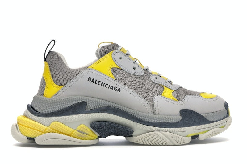 Balenciaga Triple S Grey Yellow Black